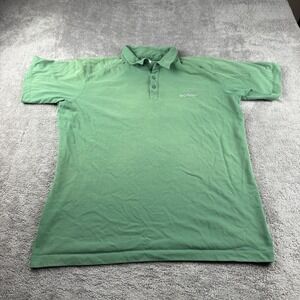 Columbia Omni Freeze Advanced Cooling Polo Shirt Mens XL Green Short Sleeve